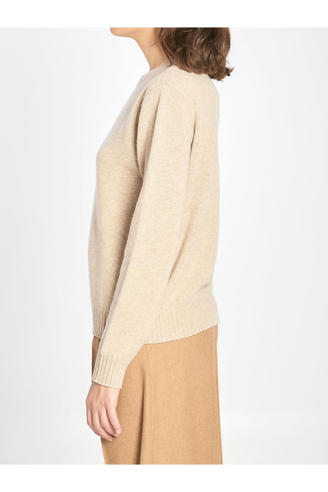 Max Mara-OUTLET-SALE-Crew neck sweater in cashmere-ARCHIVIST