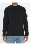 Stone Island-OUTLET-SALE-Crew neck sweater with brushed texture.-ARCHIVIST