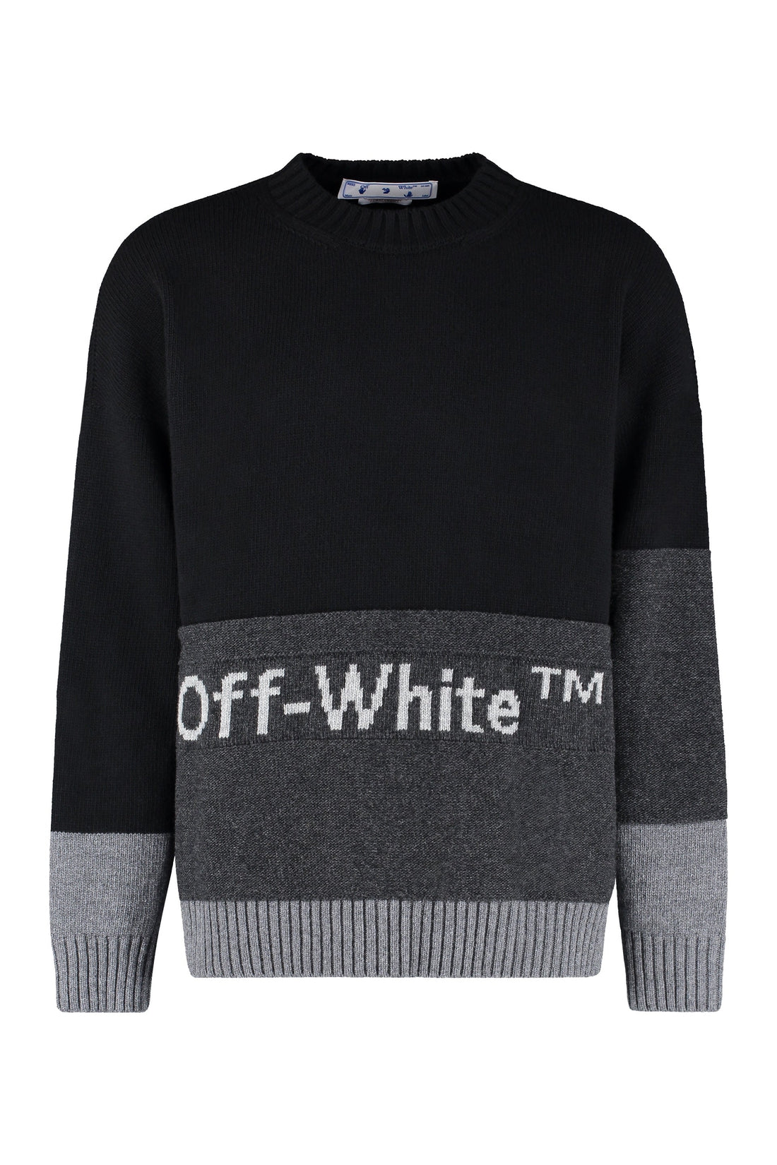 Off-White-OUTLET-SALE-Crew-neck wool sweater-ARCHIVIST