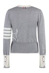 Thom Browne-OUTLET-SALE-Crew-neck wool sweater-ARCHIVIST