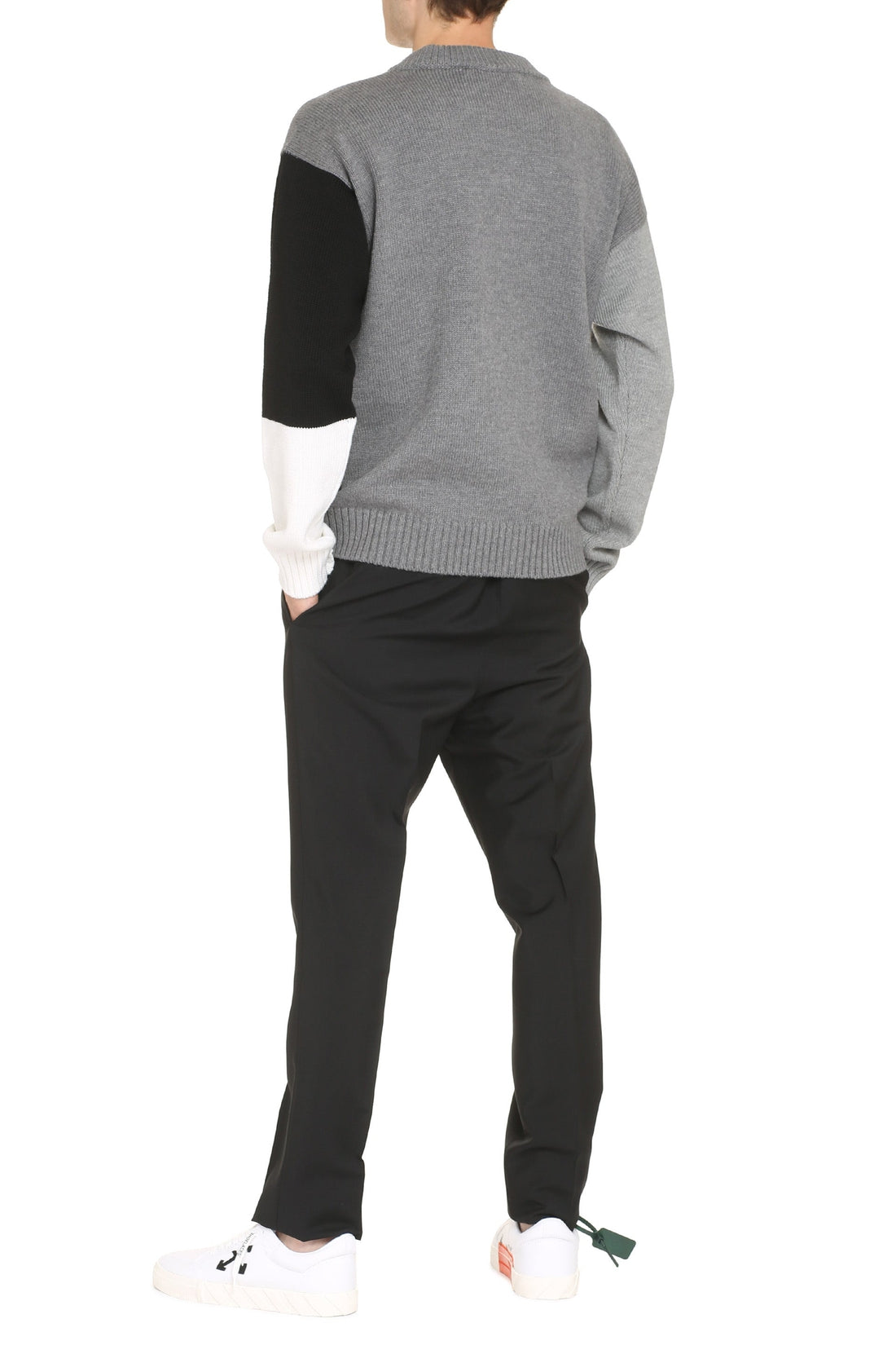 Versace-OUTLET-SALE-Crew-neck wool sweater-ARCHIVIST