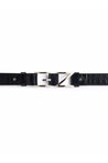 Giuseppe Zanotti-OUTLET-SALE-Croc-Effect GZ Block Logo Belt-ARCHIVIST