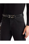 Giuseppe Zanotti-OUTLET-SALE-Croc-Effect GZ Block Logo Belt-ARCHIVIST