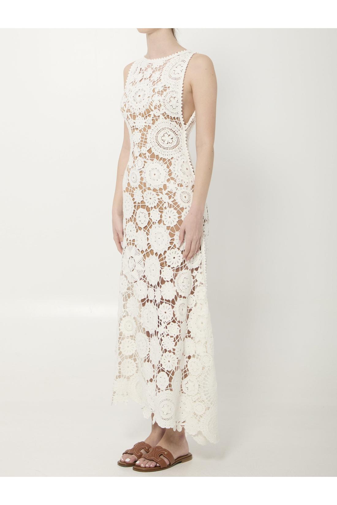 Crochet maxi dress-Kleider & Röcke-Self Portrait-OUTLET-ARCHIVIST-ARCHIVE-SALE