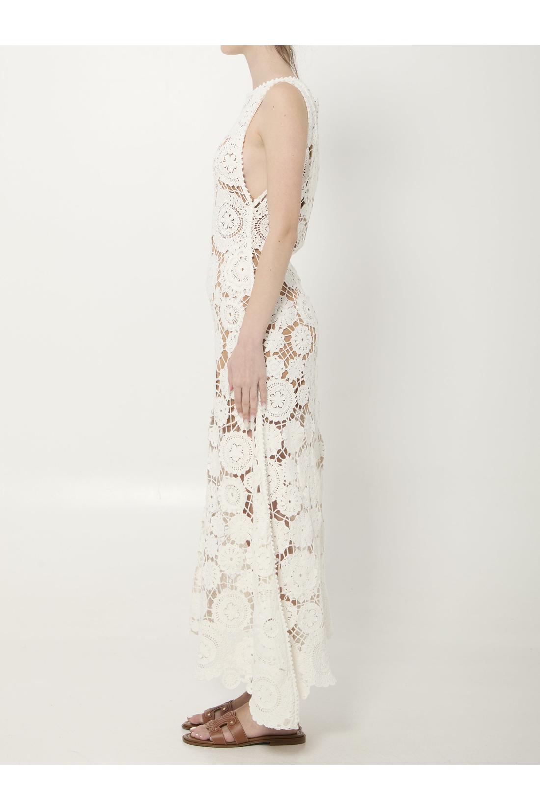 Crochet maxi dress-Kleider & Röcke-Self Portrait-OUTLET-ARCHIVIST-ARCHIVE-SALE