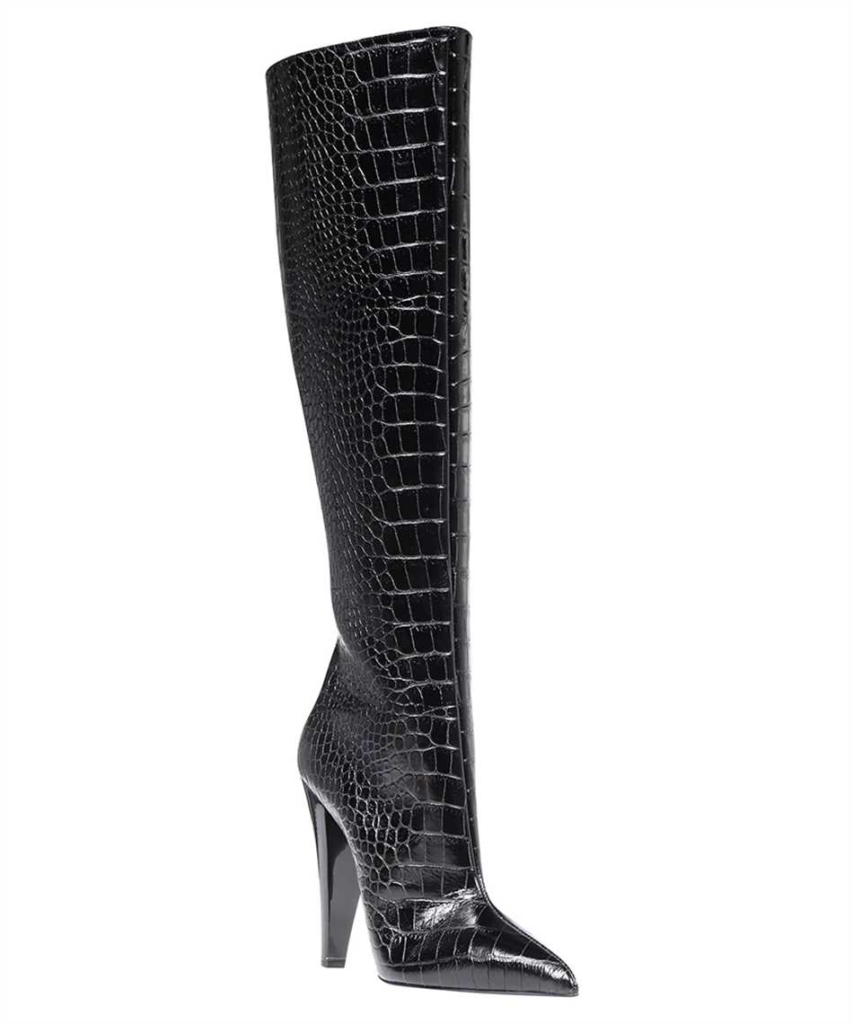 Tom Ford-OUTLET-SALE-Croco-print leather boots-ARCHIVIST