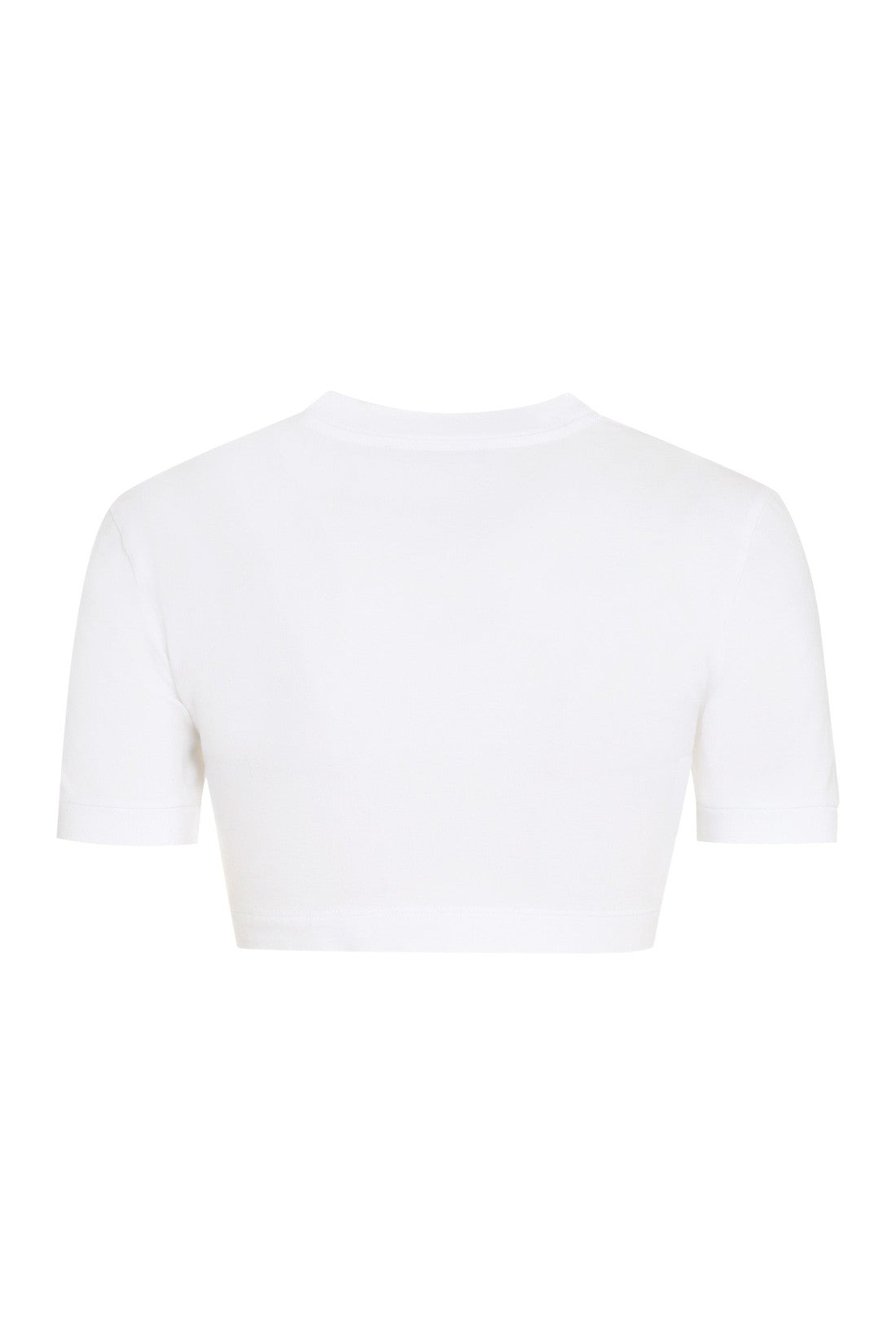 Dolce & Gabbana-OUTLET-SALE-Crop-top with logo-ARCHIVIST