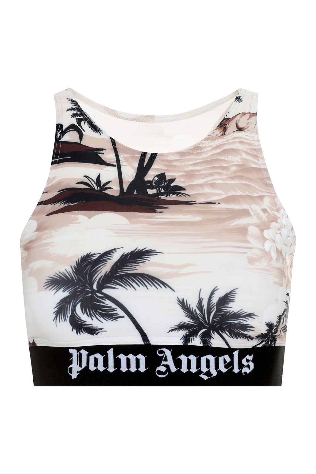 Palm Angels-OUTLET-SALE-Crop-top with logo-ARCHIVIST