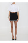 Alexander Wang-OUTLET-SALE-Cropped cotton polo shirt-ARCHIVIST