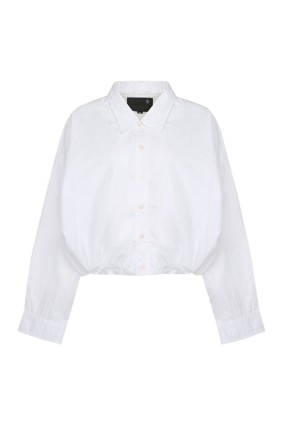 R13-OUTLET-SALE-Cropped cotton shirt-ARCHIVIST