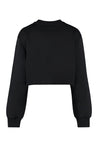 Dolce & Gabbana-OUTLET-SALE-Cropped cotton sweatshirt-ARCHIVIST