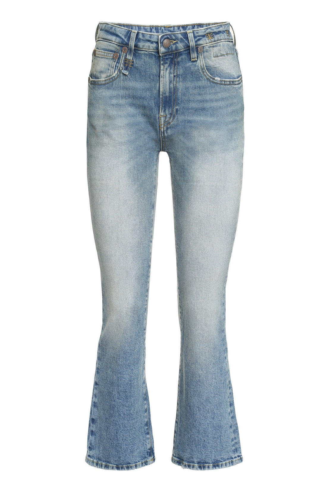 R13-OUTLET-SALE-Cropped flared jeans-ARCHIVIST