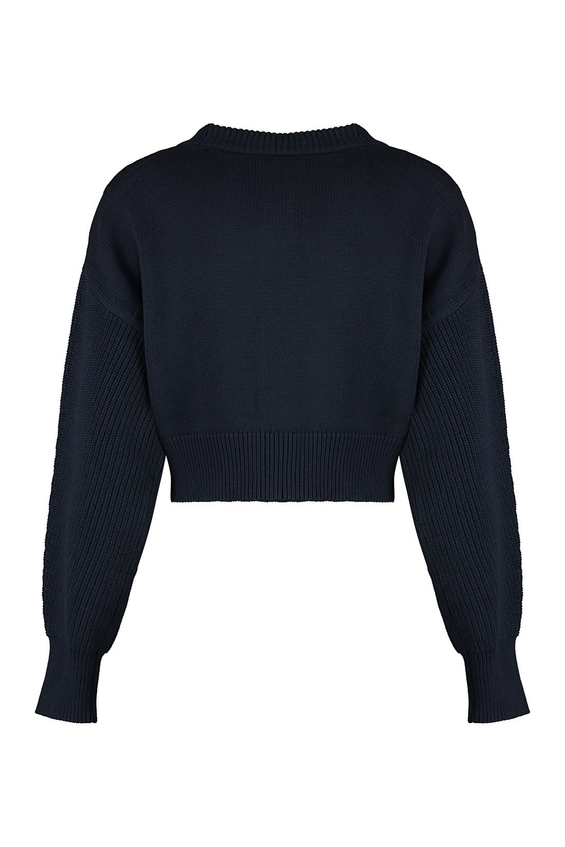 Yves Salomon-OUTLET-SALE-Cropped-length knitted cardigan-ARCHIVIST