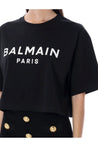 BALMAIN-OUTLET-SALE-Cropped logo t-shirt-ARCHIVIST