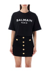 BALMAIN-OUTLET-SALE-Cropped logo t-shirt-ARCHIVIST