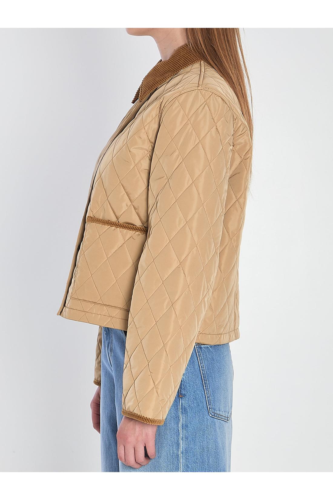 Burberry-OUTLET-SALE-Cropped quilted jacket-ARCHIVIST