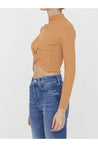 STELLA MCCARTNEY-OUTLET-SALE-Cropped ribbed jumper-ARCHIVIST