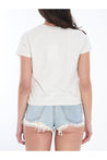 Alexander Wang-OUTLET-SALE-Cropped t-shirt with logo-ARCHIVIST