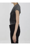 Alexander Wang-OUTLET-SALE-Crystal hotfix tee in jersey-ARCHIVIST