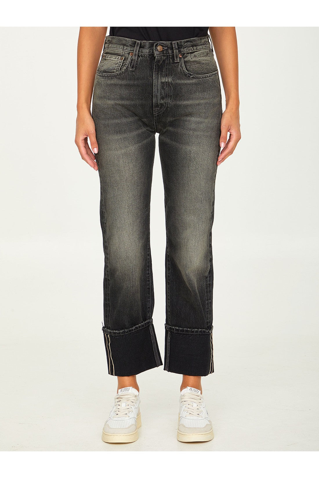 R13-OUTLET-SALE-Cuffed Courtney jeans-ARCHIVIST