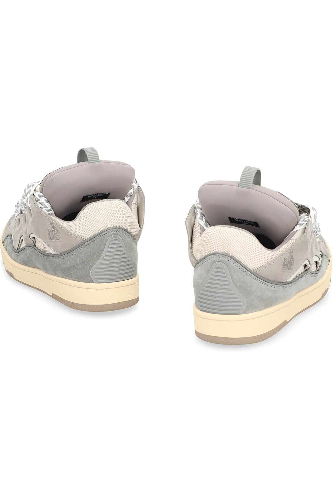 Lanvin-OUTLET-SALE-Curb leather sneakers-ARCHIVIST