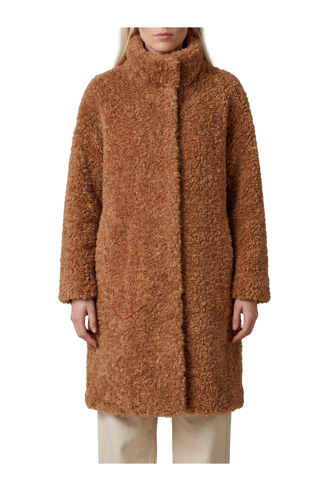 Herno-OUTLET-SALE-Curly faux fur coat-ARCHIVIST
