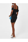 Alexander McQueen-OUTLET-SALE-Cut-Out One-Shoulder Mini Dress-ARCHIVIST