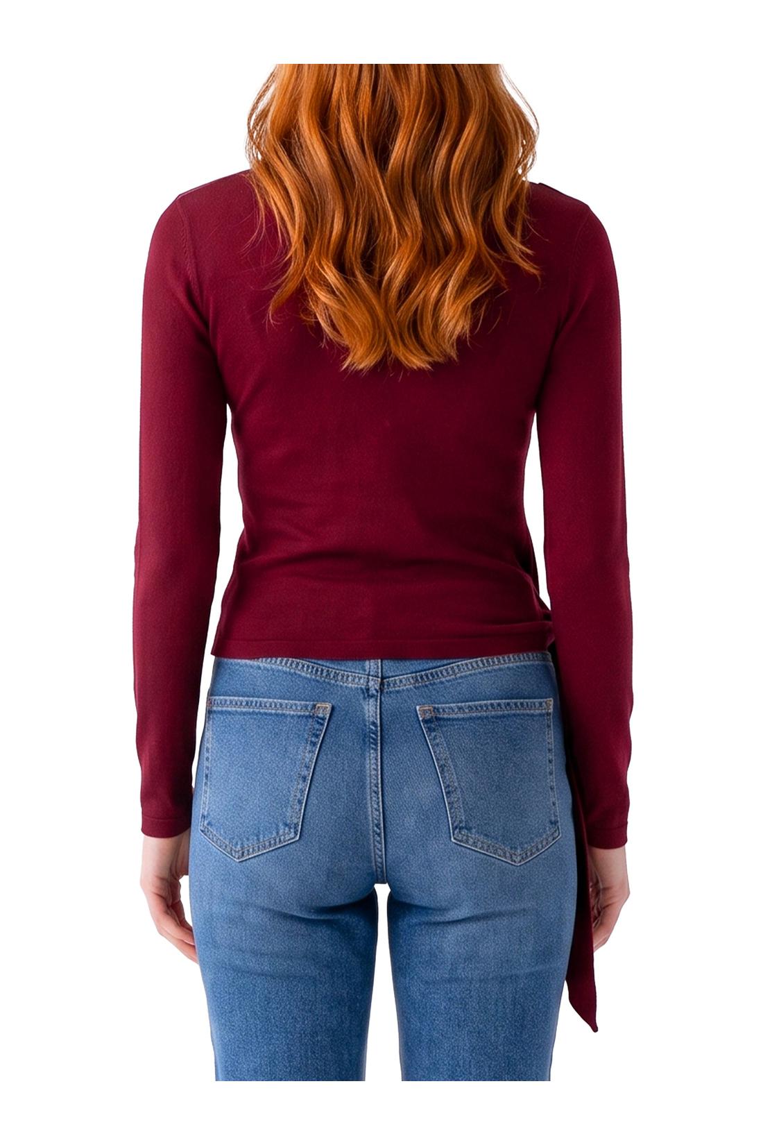 Federica Tosi-OUTLET-SALE-Cut-off top with sash-ARCHIVIST