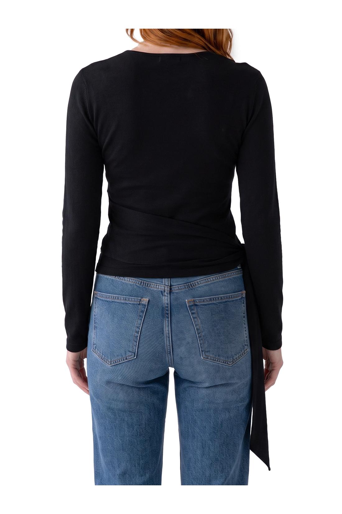 Federica Tosi-OUTLET-SALE-Cut-off top with sash-ARCHIVIST