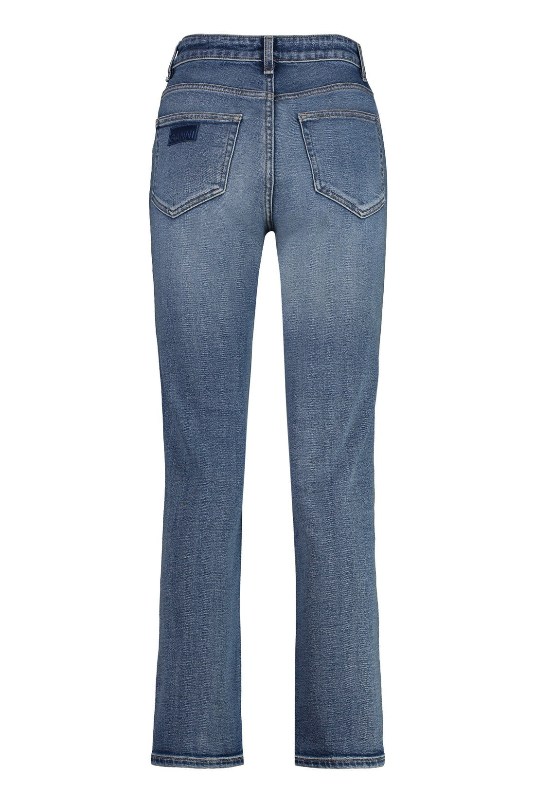 GANNI-OUTLET-SALE-Cutye High-rise slim fit jeans-ARCHIVIST