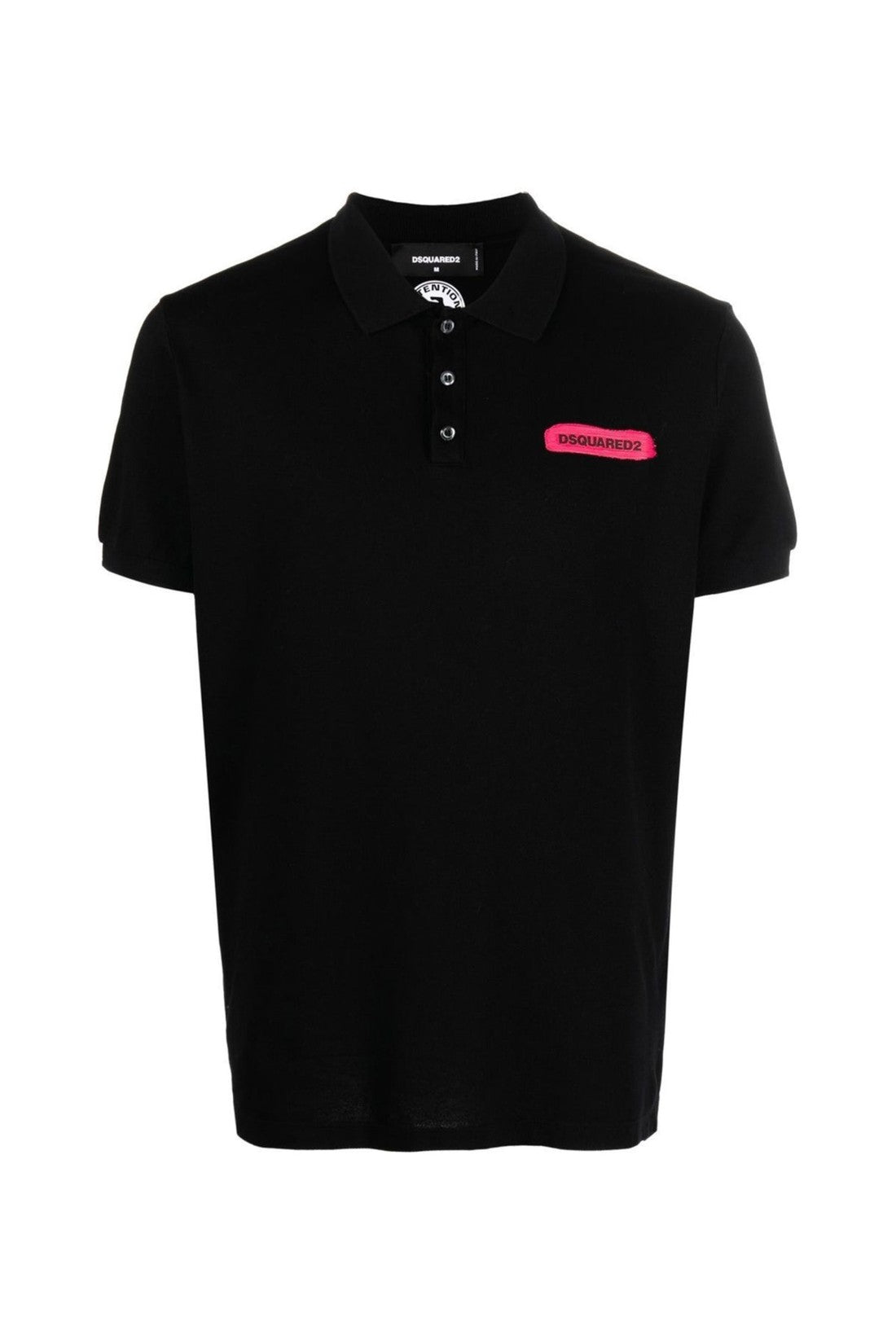 Dsquared2-OUTLET-SALE-D2 Tennis Logo Printed Polo Shirt-ARCHIVIST