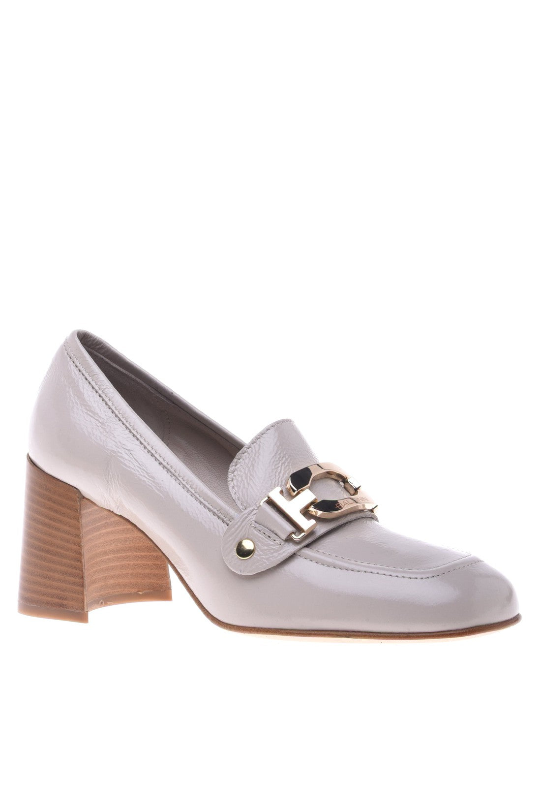 Loafer in cream naplak leather