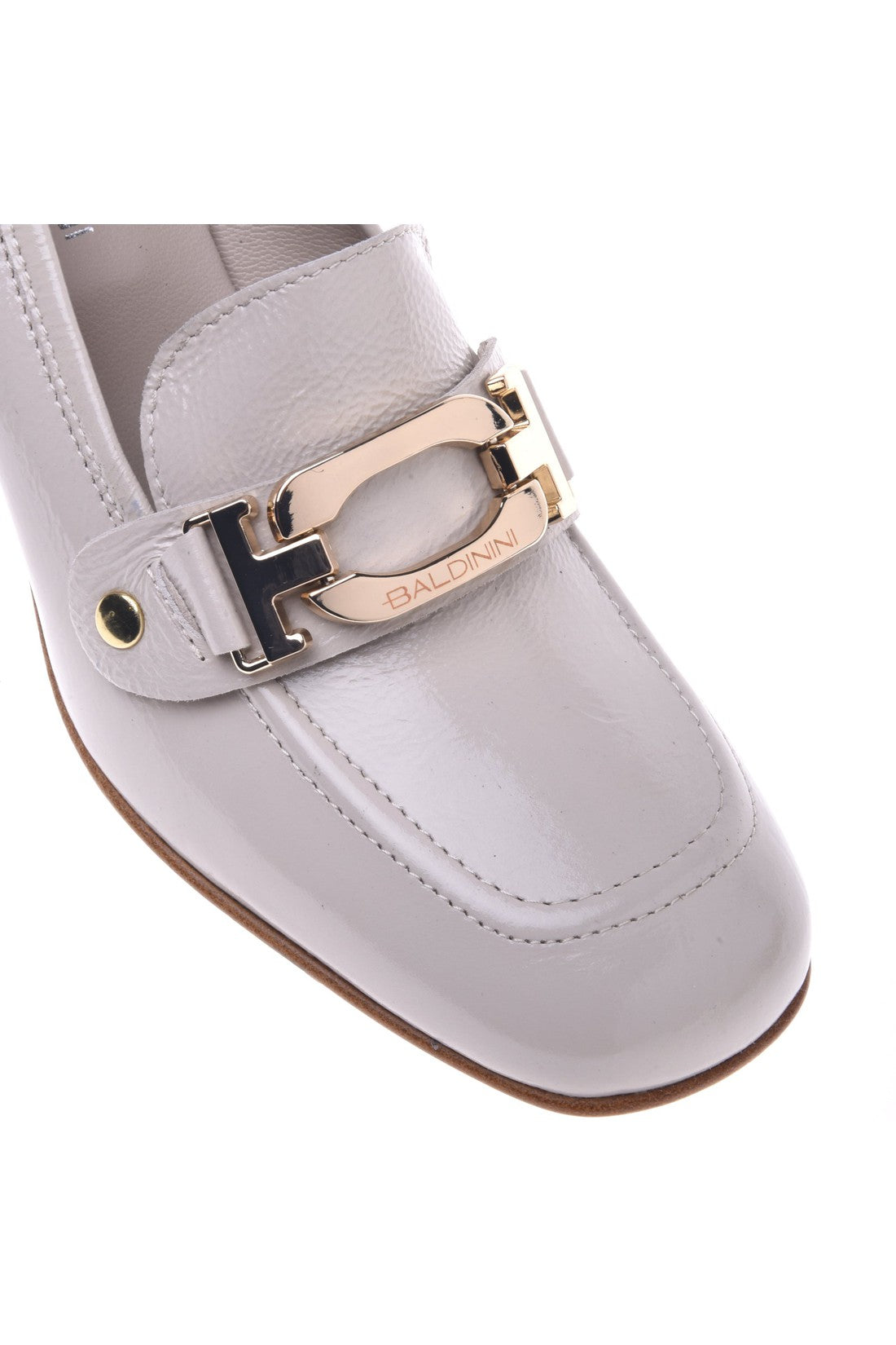 Loafer in cream naplak leather
