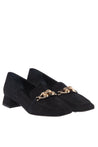 Baldinini-Black suede loafers-Flache Schuhe-Black-Deal-Outlet-by-ARCHIVIST
