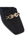 Baldinini-Black suede loafers-Flache Schuhe-Black-Deal-Outlet-by-ARCHIVIST