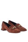 Baldinini-Brown suede loafers-Flache Schuhe-Black-Deal-Outlet-by-ARCHIVIST