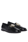 Baldinini-Black Naplak leather loafers-Flache Schuhe-Black-Deal-Outlet-by-ARCHIVIST