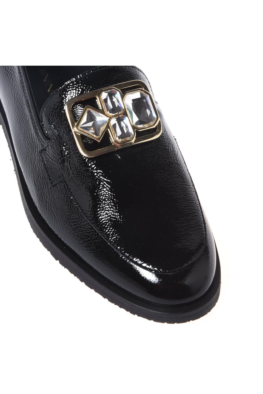 Baldinini-Black Naplak leather loafers-Flache Schuhe-Black-Deal-Outlet-by-ARCHIVIST