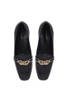 Baldinini-Black Nappa leather loafers-Flache Schuhe-Black-Deal-Outlet-by-ARCHIVIST