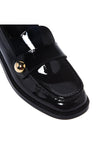 Baldinini-Black Naplak leather loafers-Flache Schuhe-Black-Deal-Outlet-by-ARCHIVIST