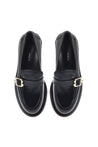 Baldinini-Black nappa leather loafers-Flache Schuhe-Black-Deal-Outlet-by-ARCHIVIST