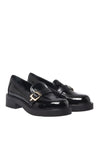 Baldinini-Black nappa leather loafers-Flache Schuhe-Black-Deal-Outlet-by-ARCHIVIST