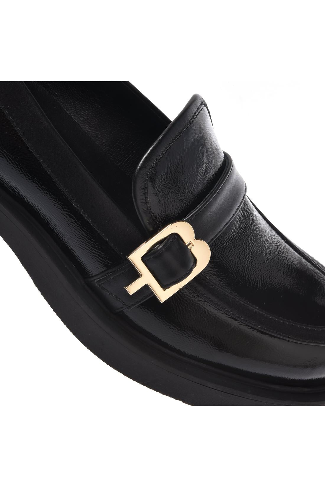 Baldinini-Black nappa leather loafers-Flache Schuhe-Black-Deal-Outlet-by-ARCHIVIST