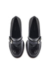 Baldinini-Black nappa leather loafers-Flache Schuhe-Black-Deal-Outlet-by-ARCHIVIST