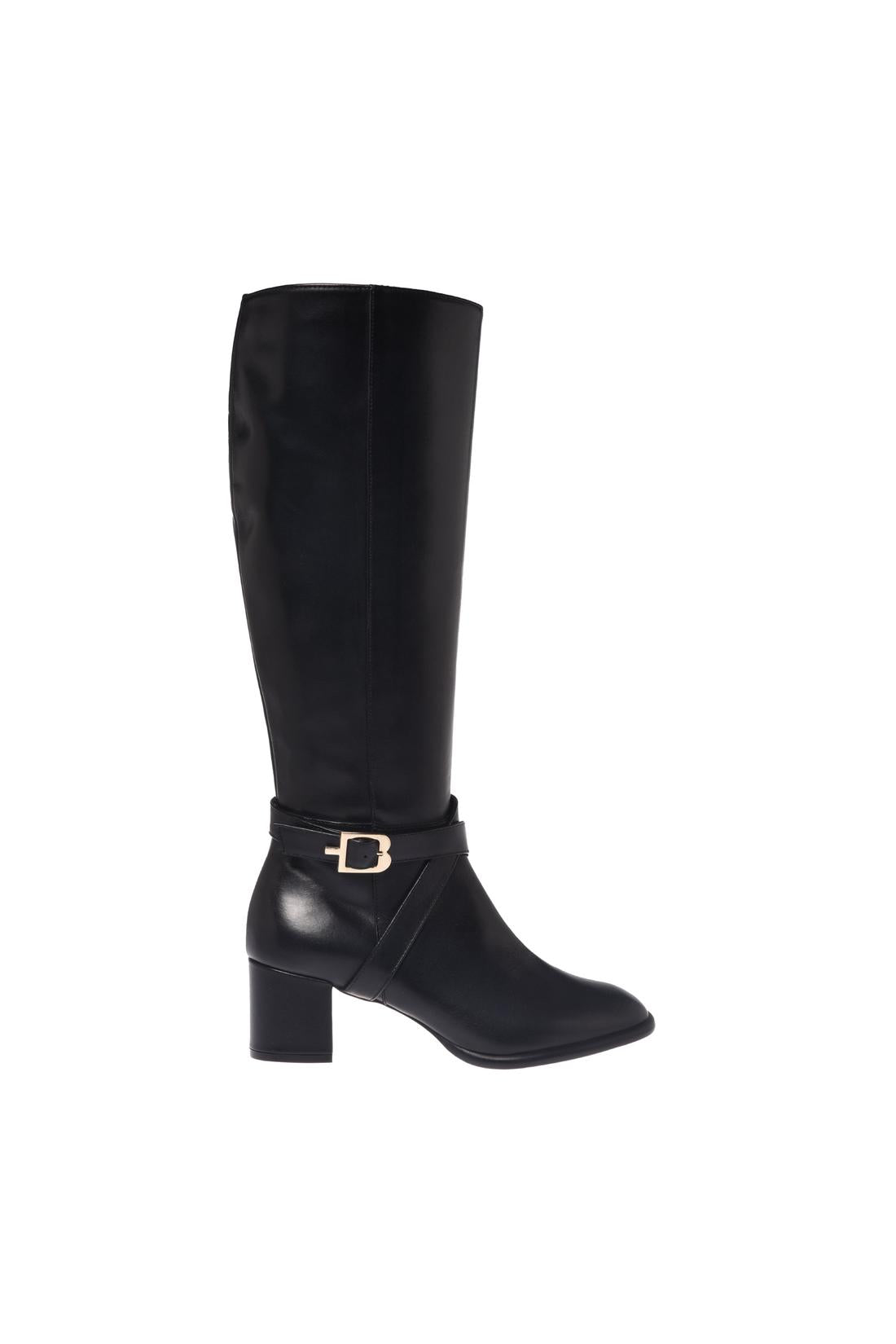 Baldinini-Boots in black leather-Stiefel & Stiefeletten-Black-Deal-Outlet-by-ARCHIVIST