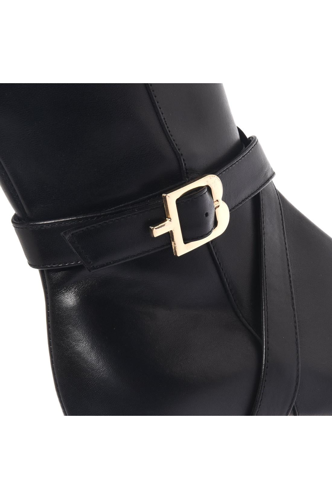 Baldinini-Boots in black leather-Stiefel & Stiefeletten-Black-Deal-Outlet-by-ARCHIVIST