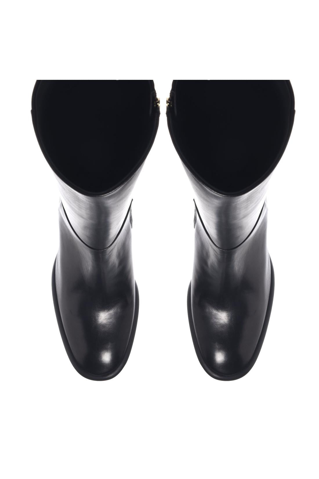Baldinini-Black Nappa leather boots-Stiefel & Stiefeletten-Black-Deal-Outlet-by-ARCHIVIST