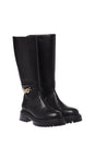 Baldinini-Black leather boots-Stiefel & Stiefeletten-Black-Deal-Outlet-by-ARCHIVIST