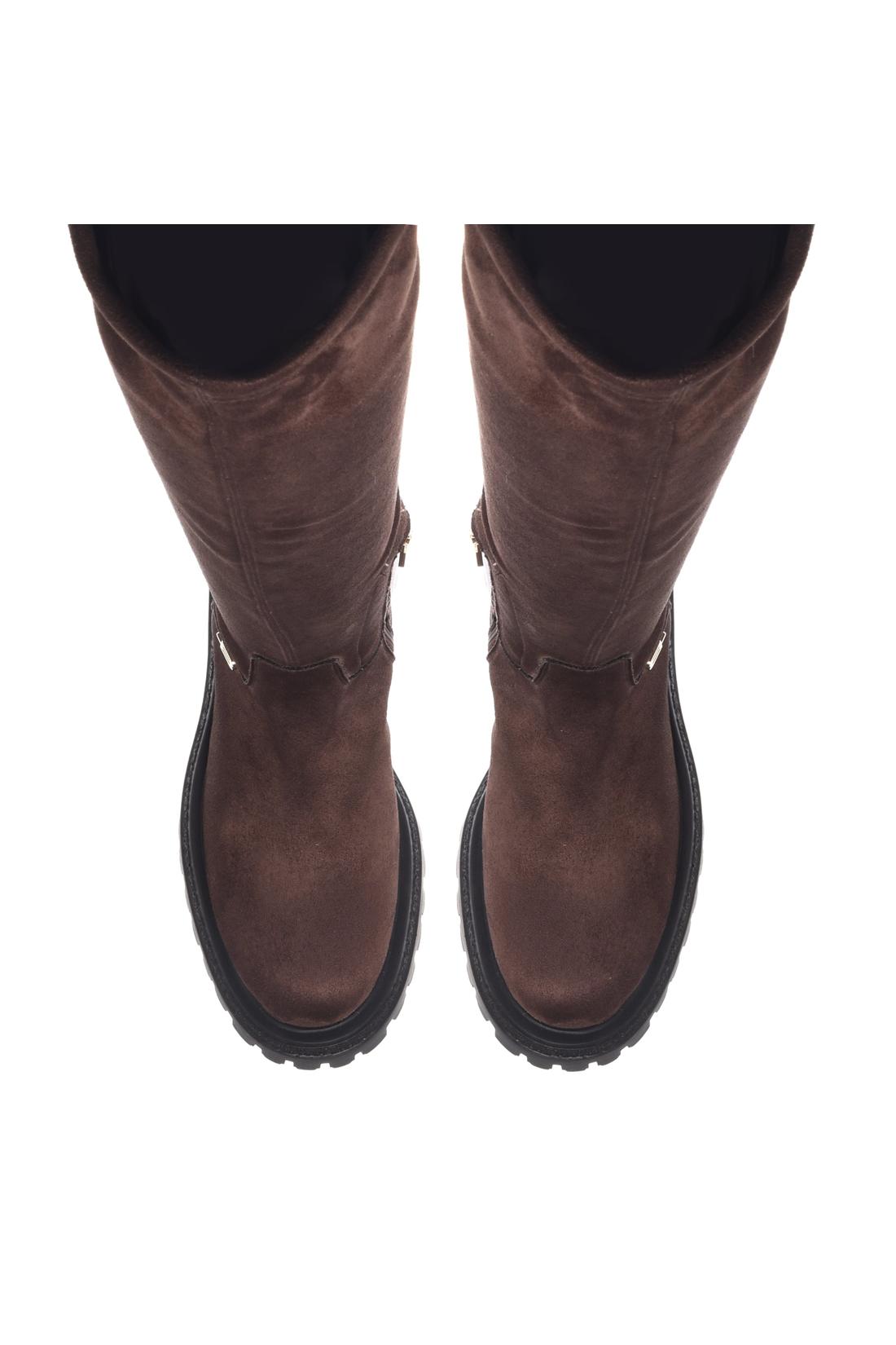 Baldinini-Boot in dark brown eco suede-Stiefel & Stiefeletten-Black-Deal-Outlet-by-ARCHIVIST