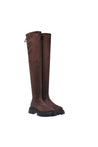 Baldinini-Boot in dark brown eco suede-Stiefel & Stiefeletten-Black-Deal-Outlet-by-ARCHIVIST